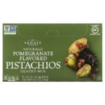 Glazed Mix, фисташки со вкусом натурального граната, 9 пакетиков по 42,5 г (1,5 унции) каждый — Sahale Snacks