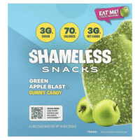 Gummy Candy, Green Apple Blast®, 6 пакетиков по 50 г (1,8 унции) — Shameless Snacks