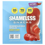 жевательные конфеты Wanderlicious Whales, 6 пакетиков по 50 г (1,8 унции) — Shameless Snacks