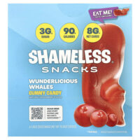 жевательные конфеты Wanderlicious Whales, 6 пакетиков по 50 г (1,8 унции) — Shameless Snacks