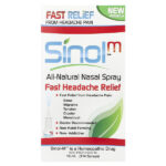Sinol, SinolM™, полностью натуральный назальный спрей, для быстрого облегчения головной боли, 15 мл — изображение 2