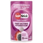 FastChews®, жевательные электролиты, ягодное ассорти, 50 жевательных таблеток — SaltStick