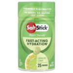 FastChews®, жевательные электролиты, лимон и лайм, 50 жевательных таблеток — SaltStick