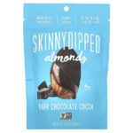 Темный шоколад с какао и миндалем, 99 г (3,5 унции) — SkinnyDipped