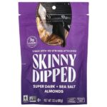 Супер темный миндаль с морской солью, 99 г (3,5 унции) — SkinnyDipped