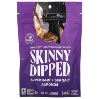 Супер темный миндаль с морской солью, 99 г (3,5 унции) — SkinnyDipped