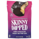 Чашки с арахисовой пастой из темного шоколада, 90 г (3,17 унции) — SkinnyDipped
