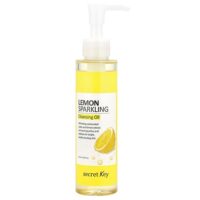Очищающее масло Lemon Sparkling Cleansing Oil, 5,07 жидких унций (150 мл) — Secret Key