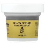 Смывающая маска с черным сахаром, 120 г (4,23 унции) — SKINFOOD