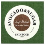 Скраб для губ, авокадо и сахар, 14 г (0,49 унции) — SKINFOOD — изображение 2