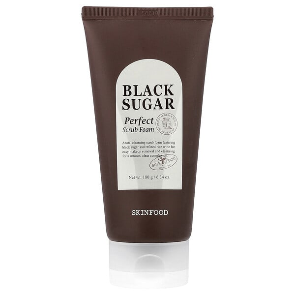 skf67416_v_33.jpg Black Sugar Perfect, пенка-скраб, 180 г (6,34 унции) — SKINFOOD