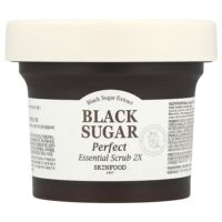 Black Sugar Perfect Essential Scrub 2X, 210 г (7,4 унции) — SKINFOOD