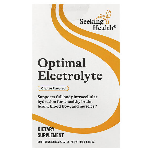 skh52031_v_56.jpg Optimal Electrolyte, со вкусом апельсина, 30 стиков по 6,5 г (0,229 унции) — Seeking Health