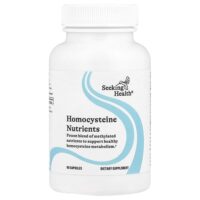 Homocysteine Nutrients, добавка для поддержания здорового уровня гомоцистеина, 60 капсул — Seeking Health