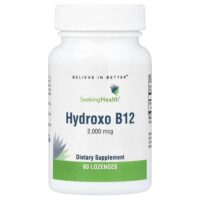 Hydroxo B12, 2000 мкг, 60 пастилок — Seeking Health