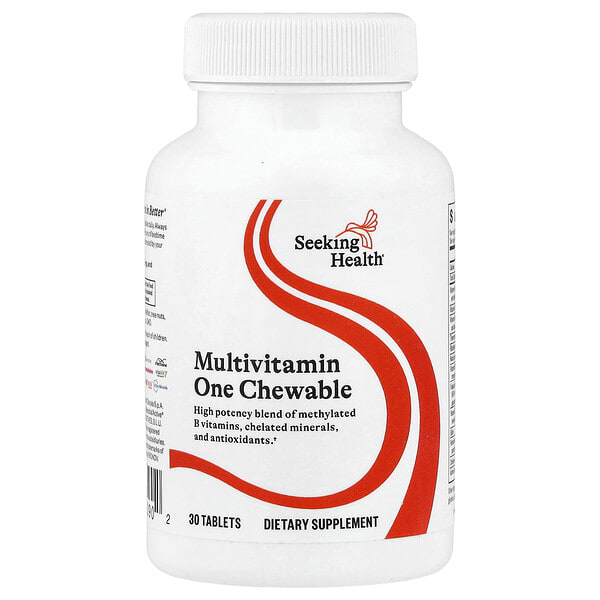 skh52090_v_120.jpg Multivitamin One, жевательные таблетки, 30 жевательных таблеток — Seeking Health