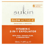 Glow Active-C, отшелушивающее средство 2 в 1 с витамином C, 50 мл (1,69 жидк. Унции) — Sukin — изображение 2