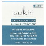 Aquaboost 3D, ночной крем с гиалуроновой кислотой, 50 мл (1,69 жидк. Унции) — Sukin — изображение 2