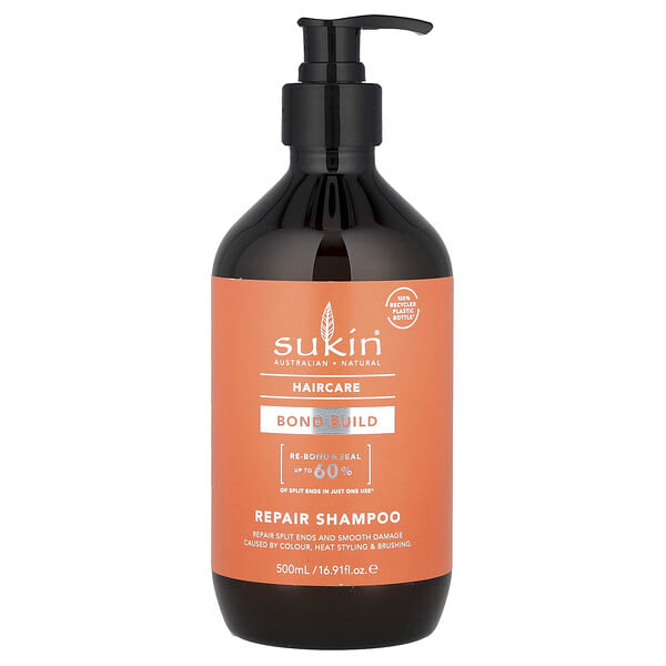 skn01183_v_8.jpg Haircare, Bond Build, восстанавливающий шампунь, 500 мл (16,91 жидк. Унции) — Sukin
