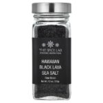 Гавайская морская соль из черной лавы, мелкое зерно, 121 г (4,3 унции) — The Spice Lab