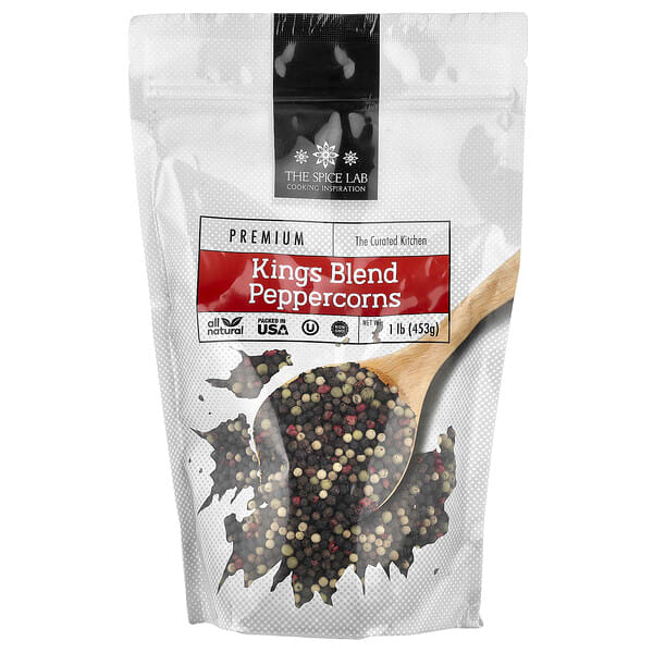 sla03868_v_2.jpg Kings Blend, смесь перцев горошком, 453 г (1 фунт) — The Spice Lab