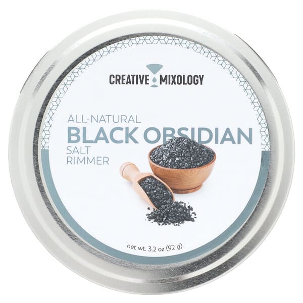 sla07355_v_2.jpg Creative Mixology, полностью натуральная соль с черным обсидианом, 92 г (3,2 унции) — The Spice Lab