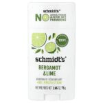 дезодорант, бергамот и лайм, 75 г (2,65 унции) — Schmidt's