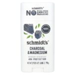 дезодорант, древесный уголь и магний, 75 г (2,65 унции) — Schmidt's