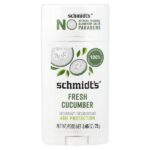 дезодорант, свежий огурец, 75 г (2,65 унции) — Schmidt's