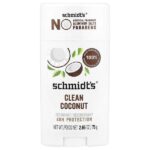дезодорант, чистый кокос, 75 г (2,65 унции) — Schmidt's