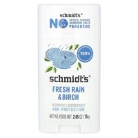 Дезодорант, Fresh Rain & Birch, 75 г (2,65 унции) — Schmidt's