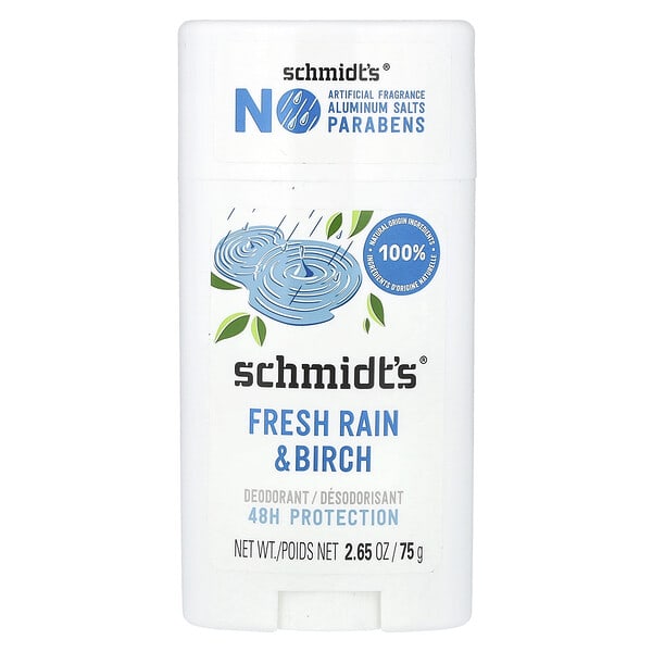 smd01124_v_24.jpg Дезодорант, Fresh Rain & Birch, 75 г (2,65 унции) — Schmidt's