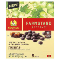 Farmstanding Reserve™, изюм, с морской солью, какао и карамелью, 5 пакетиков по 23 г (0,8 унции) — Sun-Maid