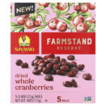 Farmстандарт Reserve™, сушеная цельная клюква, 5 пакетиков по 23 г (0,8 унции) — Sun-Maid