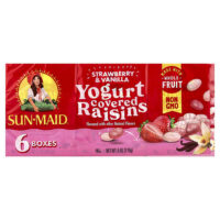 Йогуртовый изюм, клубника и ваниль, 6 коробок по 28,3 г (1 унция) — Sun-Maid