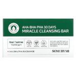 Кусковое мыло с кислотами AHA, BHA и PHA, для устранения несовершенств кожи за 30 дней, 160 г — SOME BY MI
