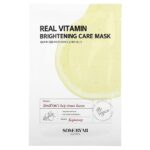 Real Vitamin, осветляющая маска для лица, 1 шт., 20 г (0,70 унции) — SOME BY MI