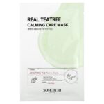 Real Tea Tree, успокаивающая маска для лица, 1 шт., 20 г (0,70 унции) — SOME BY MI