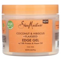 Edge Gel, кокос, гибискус и льняное семя, 99 г (3,5 унции) — SheaMoisture