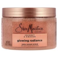 Glowing Radiance, сахарный скраб ши, кокос и гибискус, 340 г (12 унций) — SheaMoisture