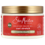 Curl Stretch, многоцелевой крем для придания объема, для типа волос 4, масло дыни калахарской, 325 мл (11 жидк. унций) — SheaMoisture