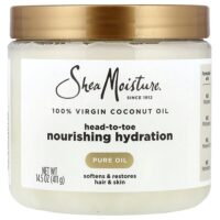 100% кокосовое масло первого отжима, 411 г (14,5 унции) — SheaMoisture
