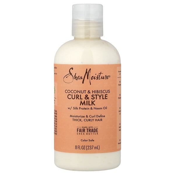 smt29024_v_33.jpg Curl & Style Milk, кокос и гибискус, 237 мл (8 жидк. унц.) — SheaMoisture