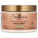 Curl & Shine, маска для волос, кокос и гибискус, 326 г (11,5 унции) — SheaMoisture