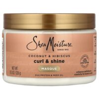 Curl & Shine, маска для волос, кокос и гибискус, 326 г (11,5 унции) — SheaMoisture
