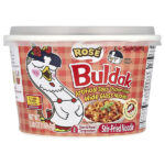 Buldak®, жареная лапша, пряная курица, роза, 169,4 г (5,98 унции) — Buldak