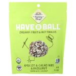 have A Ball™, органические снеки с фруктами и орехами, абрикос, ядра какао-бобов и фундук, 126 г (4,4 унции) — Sunny Fruit