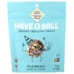 have A Ball™, органические снеки с фруктами и орехами, инжир и грецкий орех, 126 г (4,4 унции) — Sunny Fruit