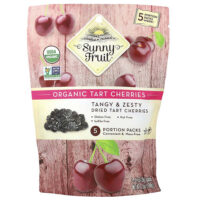 органические сушеные вишни, 5 порционных пакетиков по 20 г (0,7 унции) — Sunny Fruit