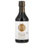 Organic Tamari Brewed Soy Sauce, Less Sodium, 20 fl oz (592 ml) — San-J